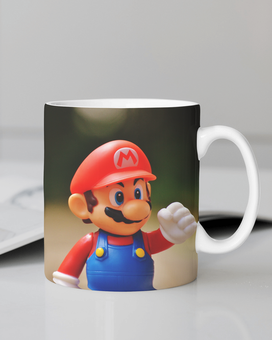 WHITE CUSTOMISE GLOSSY MUG WITH PERSOMALISATION AS PER YOU FOR GIFTS