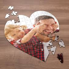 HEART SHAPE JIGSAW PUZZLE WITH CUSTOMISATION AS PER YOUR CHOICE FOR A PERFECT CREATIVE GIFT