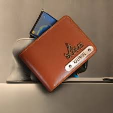 MEN'S LEATHER PERSONALIZED  WALLET FOR GIFT , CUSTOMISE WITH YOUR NAME , TAVEL FREINDLLY , ETHNIC WALEET